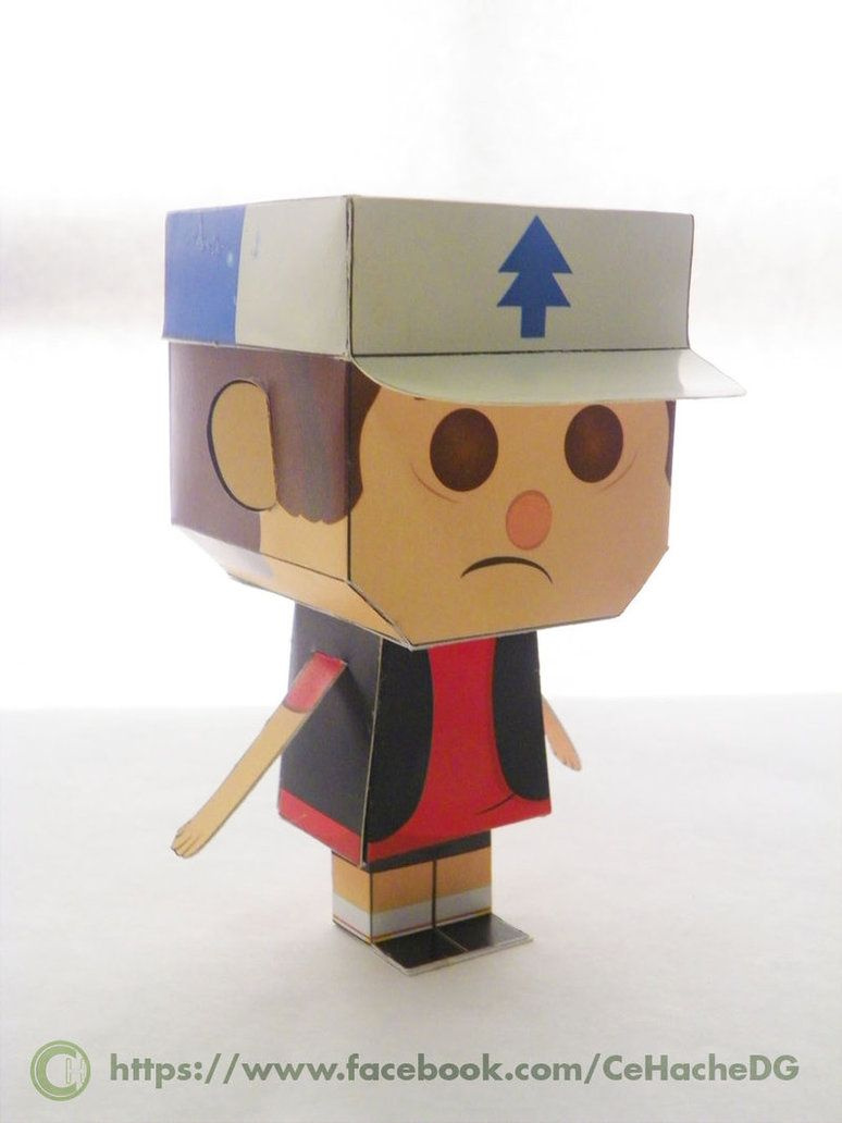 Dipper Pines Papercraftmoomuu On Deviantart inside Dipper And Mabel Printable 3D Box