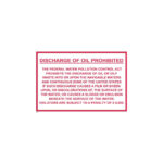 Discharge Of Oil Prohibited Imo Poster   Imo Poster Prohibiting Discharge  Of Oil Or Oily Waste   Federal Water Pollution Oil Discharge Imo Poster Throughout Printable Boat Oil And Garbage Placards