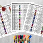 Dmc Colour List   Etsy Pertaining To Printable Dac Dmc List