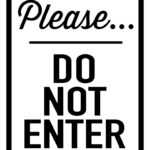 Do Not Enter Signs   15 Free Printable Signs | Printabulls Throughout Do Not Enter Sign Printable