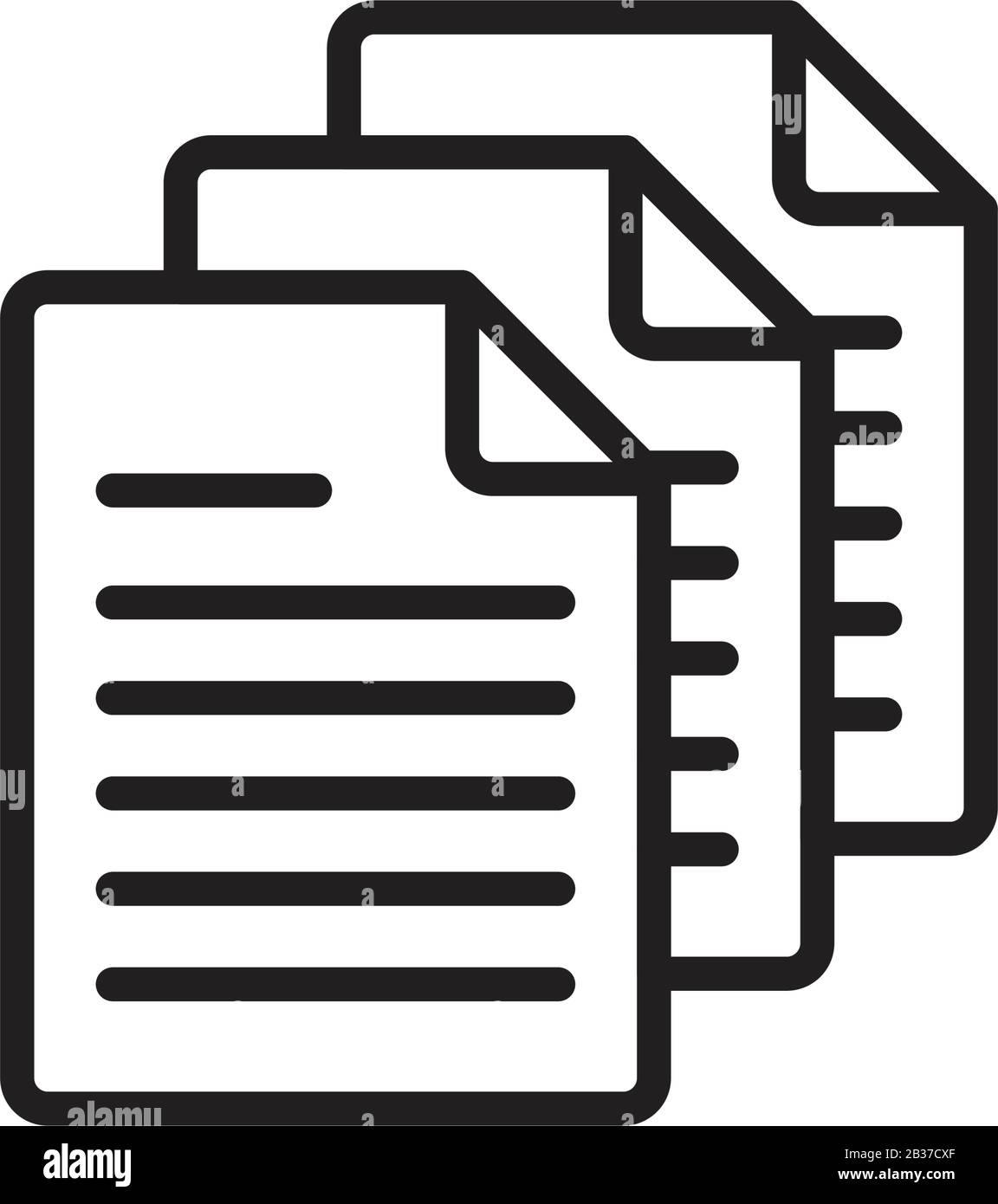 Document Icon Template Black Color Editable. Document Icon Symbol regarding Styles Of Printable Documents Icon