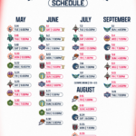 Download 2024 Fever Schedule Wallpapers With Wnba Schedule 2024 Printable