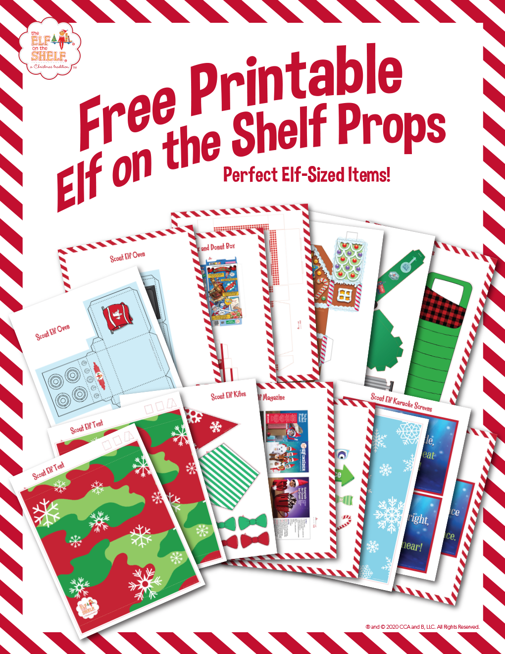 Download Free Printable Elf On The Shelf Props | The Elf On The Shelf with regard to Elf On The Shelf Printables