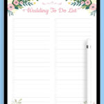 Download Printable Wedding To Do List Pdf With Regard To WeddingDo List Printable