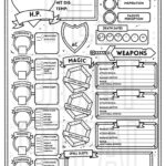 Dungeons And Dragons Editierbare Pdf Und Herunterladbare With Dungeons And Dragons Character Sheet Printable