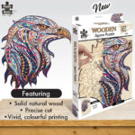 Eagle – Wooden Jigsaw – 127Pc – Mind Games in The Eagles Puzzles Printable