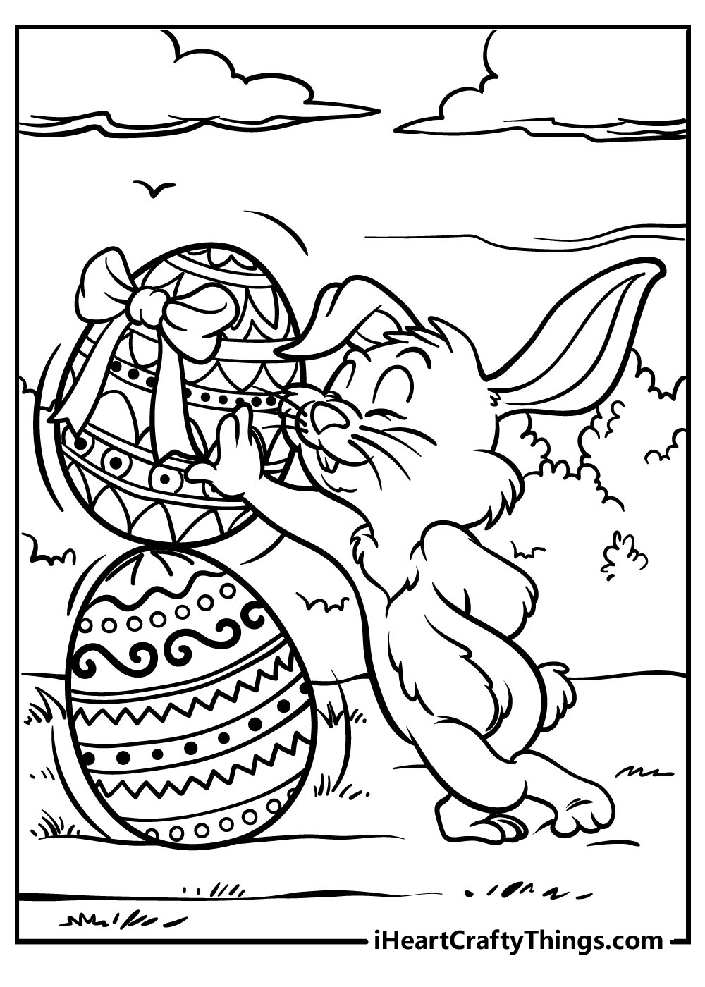 Easter Bunny Coloring Pages (100% Free Printables) with regard to Printable Bunny Picturescolor