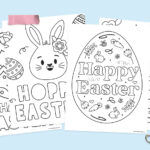 Easter Coloring Pages   Free Printable!   Favorite Printables Inside Free Printable Easter Pictures