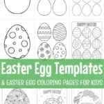 Easter Egg Coloring Pages & Free Printable Templates Throughout Free Printable Easter PicturesColor