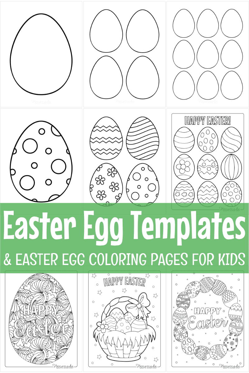 Easter Egg Coloring Pages &amp;amp; Free Printable Templates throughout Free Printable Easter PicturesColor