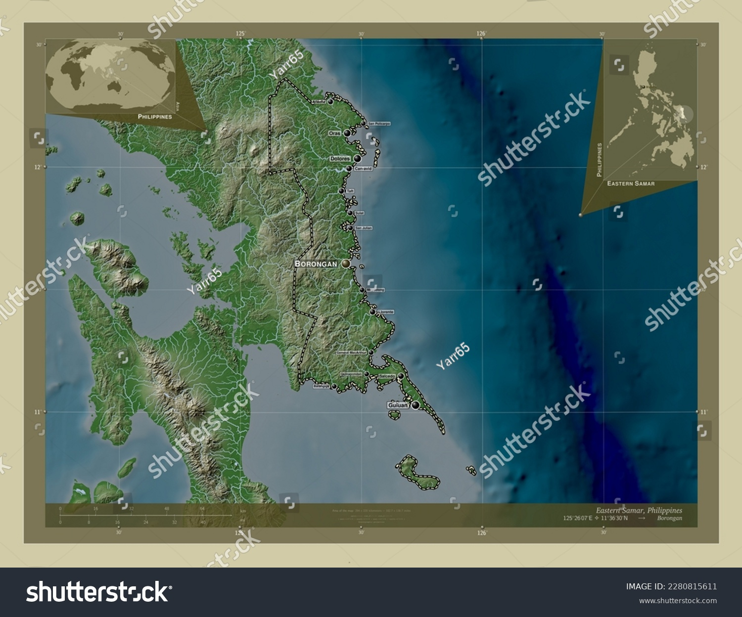 Eastern Samar: Over 54 Royalty-Free Licensable Stock Illustrations inside Printable Samar Map Philippines