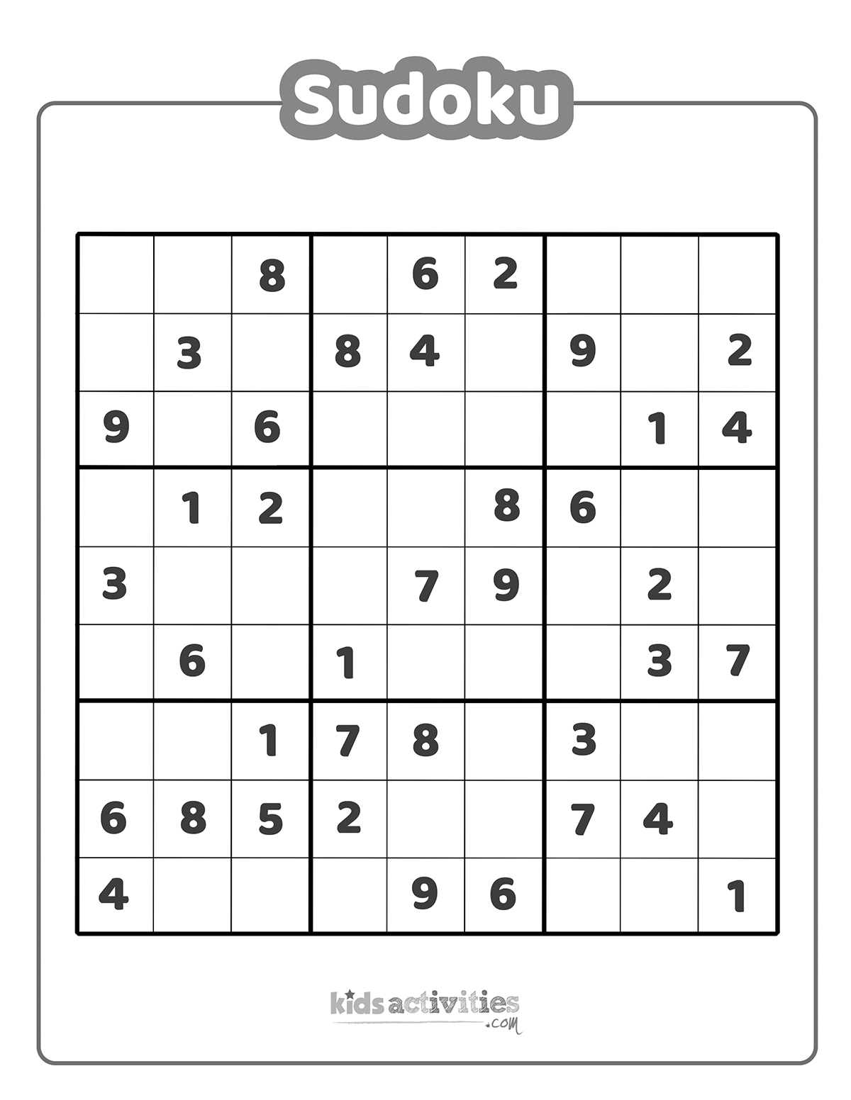 Easy And Hard Sudoku Printables Kids Activities Blog within Free Printable Sudoku Games