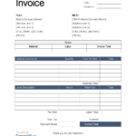 Easy To Use Free Printable Invoice Templates | Monday Blog Inside Free Invoice Template Printable