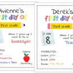 Editable First Day Of School Sign Printable | Mrs. Merry Throughout Free First Day Of School Printables