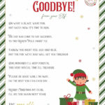 Elf On The Shelf Arrival And Goodbye Letters, Free Printable Set For Printable Elf On The Shelf Letter