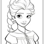 Elsa Coloring Pages (100% Free Printables) For Printable Frozen Colouring Pages