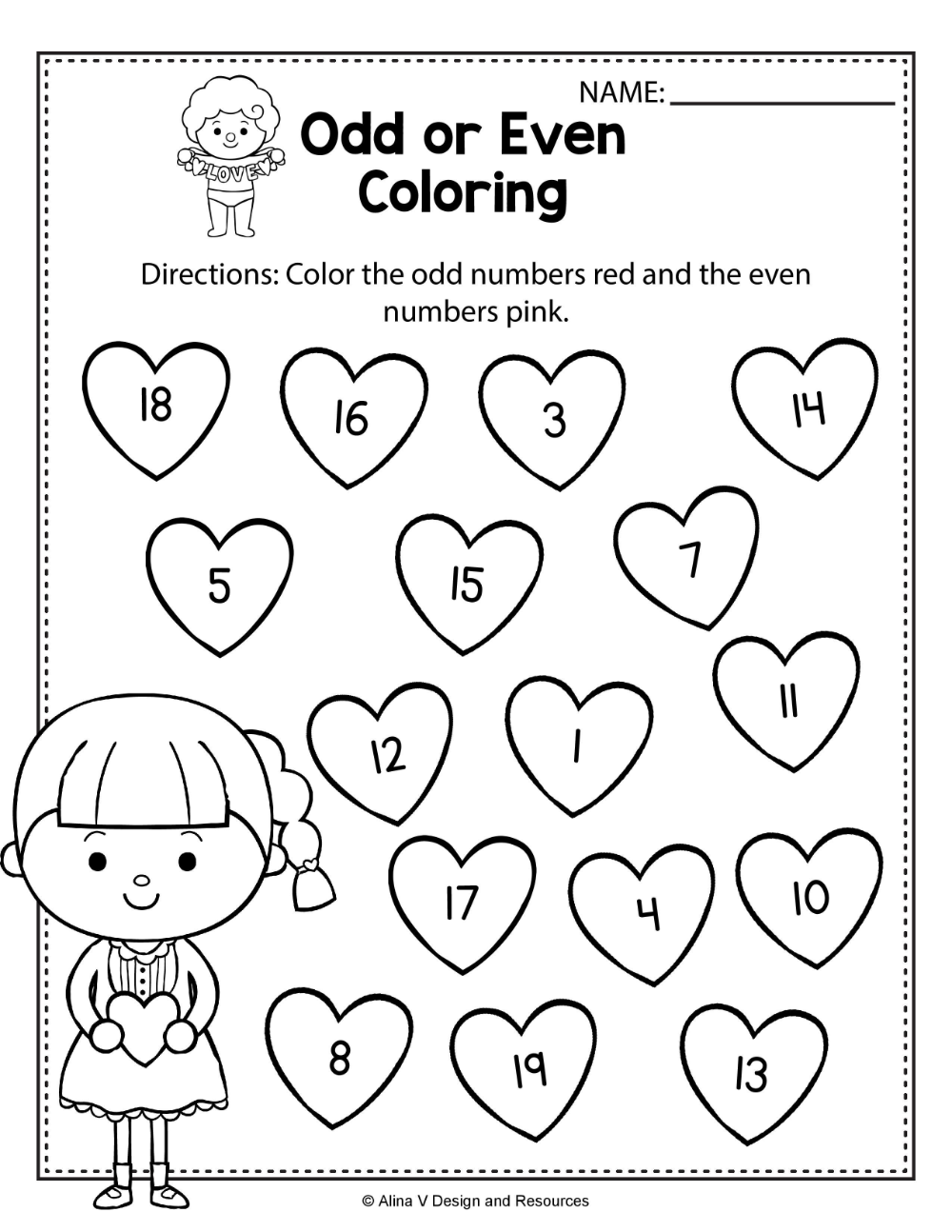 Even Odd Worksheets Printable | 101 Activity within Even And Odd Printable