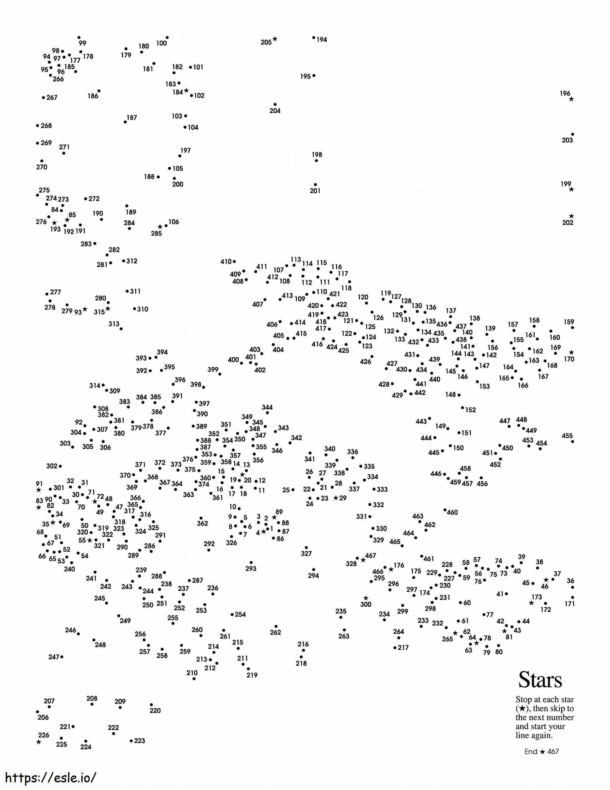 Extreme Dot To Dots 3 Coloring Page inside Extreme Dotdot Printables