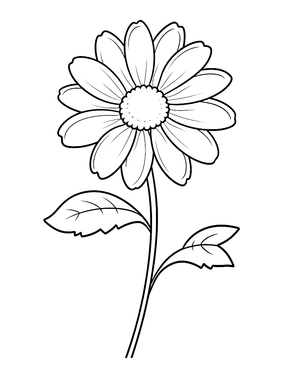 🌸 75 Flower Coloring Pages: Free Printable Sheets inside Coloring Pictures of Flowers Printable