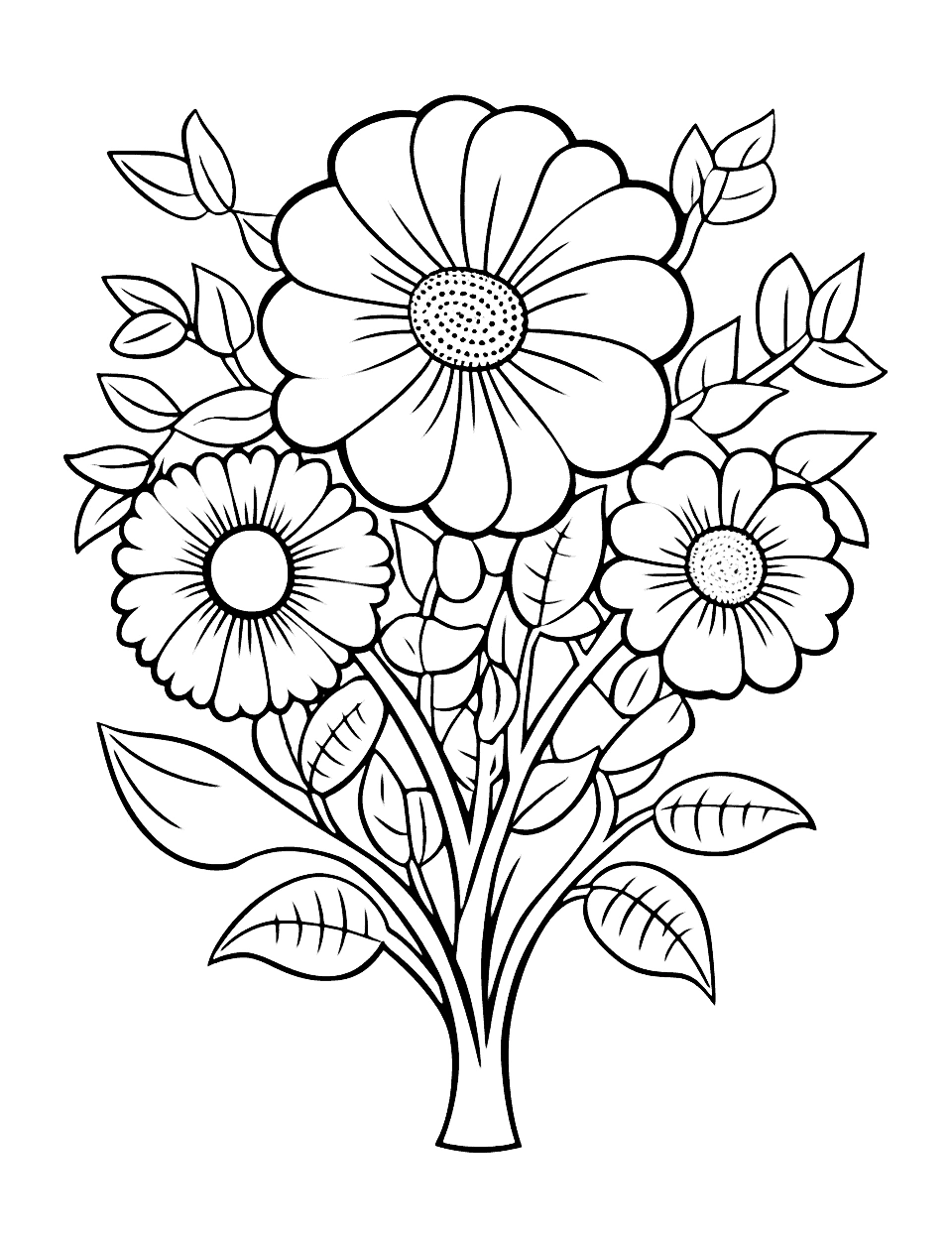 🌸 75 Flower Coloring Pages: Free Printable Sheets intended for Free Printable Color Sheet