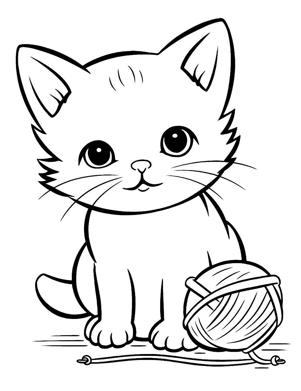 🐱 75 Cat Coloring Pages: Free Printable Sheets within Printable Cat PicturesColor