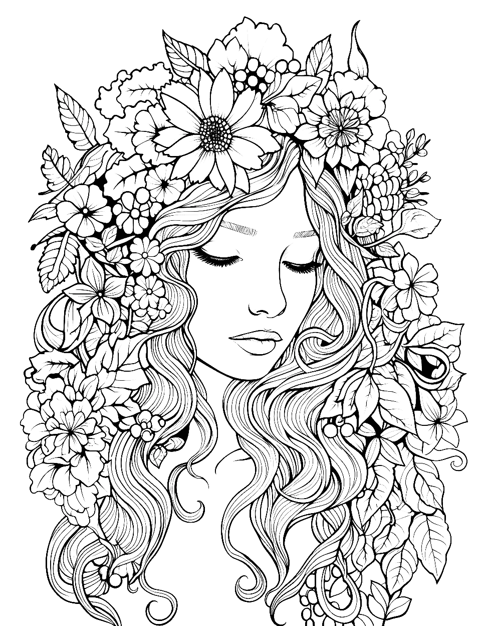 💁‍♀️ 150 Adult Coloring Pages: Free Printable Sheets for Coloring For Adults Printable