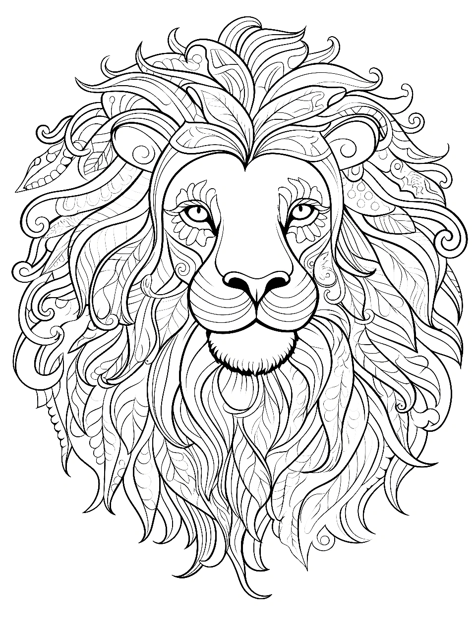 💁‍♀️ 150 Adult Coloring Pages: Free Printable Sheets in Free Printable Color Sheets For Adults