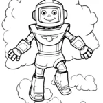 🤖 35 Robot Coloring Pages: Free Printable Sheets With Free Printable Super Hero Robot