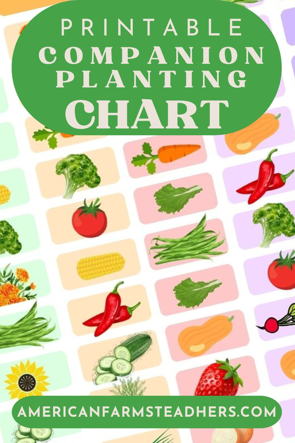 🥕 Free Printable Companion Planting Chart 🍅 with Printable Companion PlantingDeter Pests