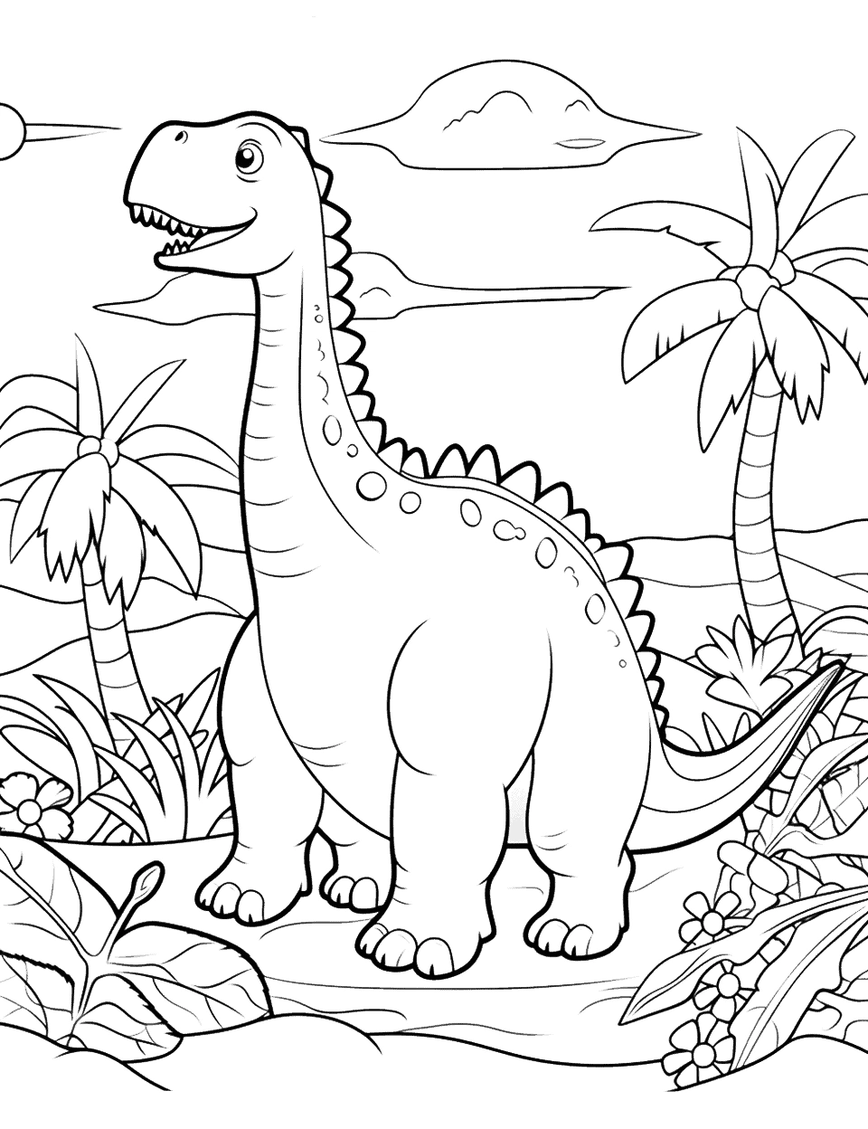 🦕 50 Dinosaur Coloring Pages: Free Printable Sheets in Printable Dinosaur Coloring Book