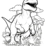 🦕 50 Dinosaur Coloring Pages: Free Printable Sheets Throughout Printable Dinosaur Coloring Pictures