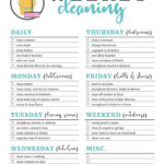 🧹 Printable Cleaning Checklists: Daily, Weekly & Monthly Tasks! For Printable House Cleaning Checklist