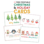 Fabulous Free Printable Christmas & Holiday Cards – The Cottage Market intended for Free Printable Xmas Cards