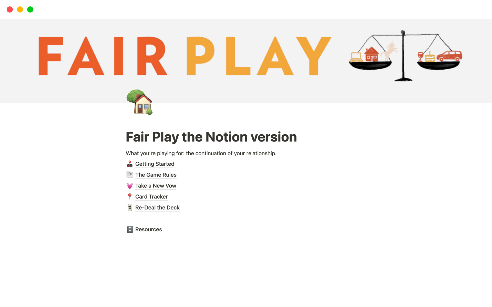 Fair Play | Notion Template inside Fair Play Deck Printable