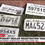 Fake Temporary Dealer Registration Tags Intended For Printable Cali Temp Tag