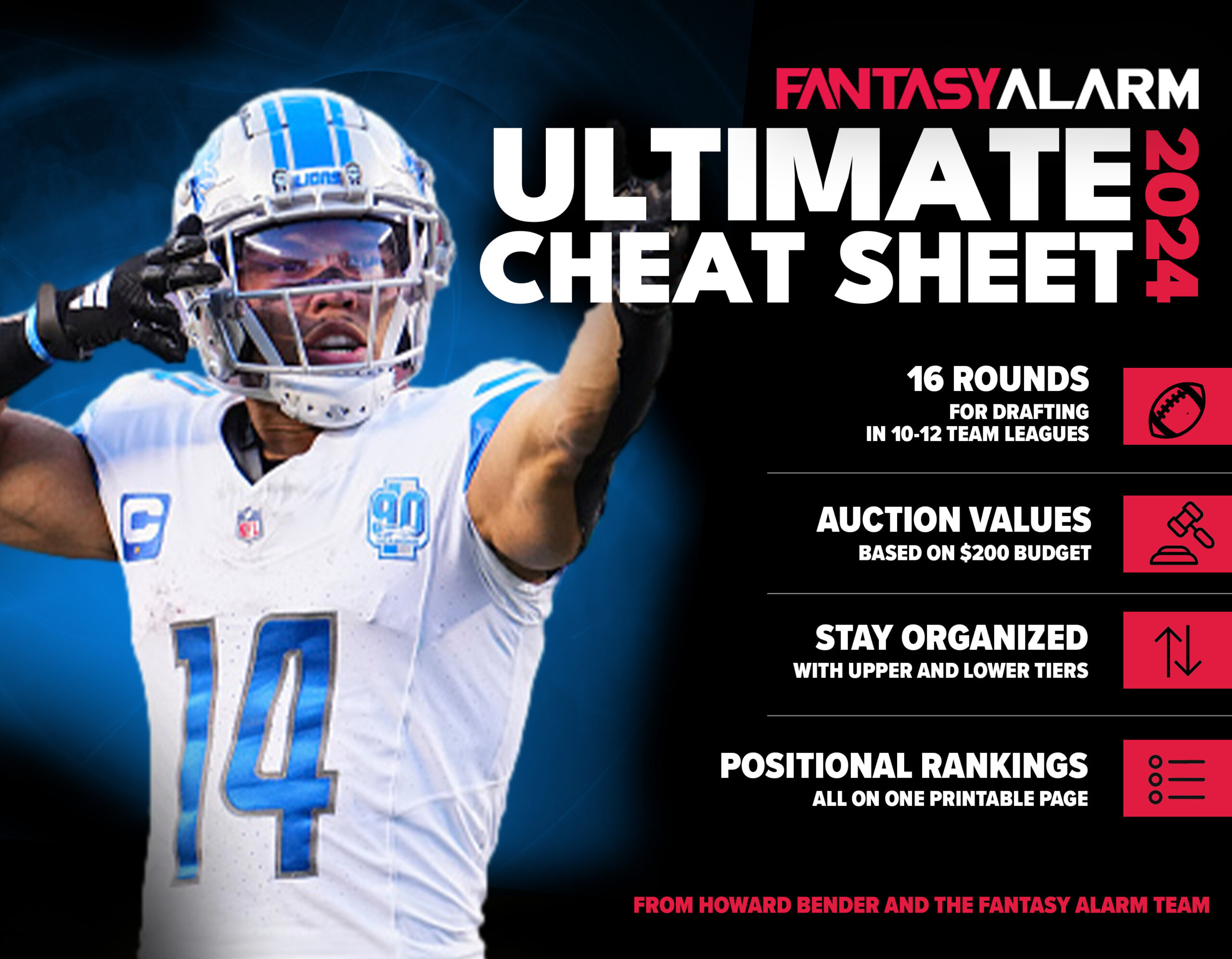 Fantasy Football Cheat Sheet - 2024 Printable Pdf For All Draft in 2024 Fantasy Football Rankings - Ppr Printable