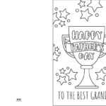 Father'S Day Cards   50 Free Printables | Printabulls With Regard To Printable Coloring Father And Grandpaw Day Card