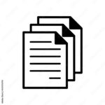 File   Document   Proposal Icon Vector Design Template Stock Pertaining To Styles Of Printable Documents Icon