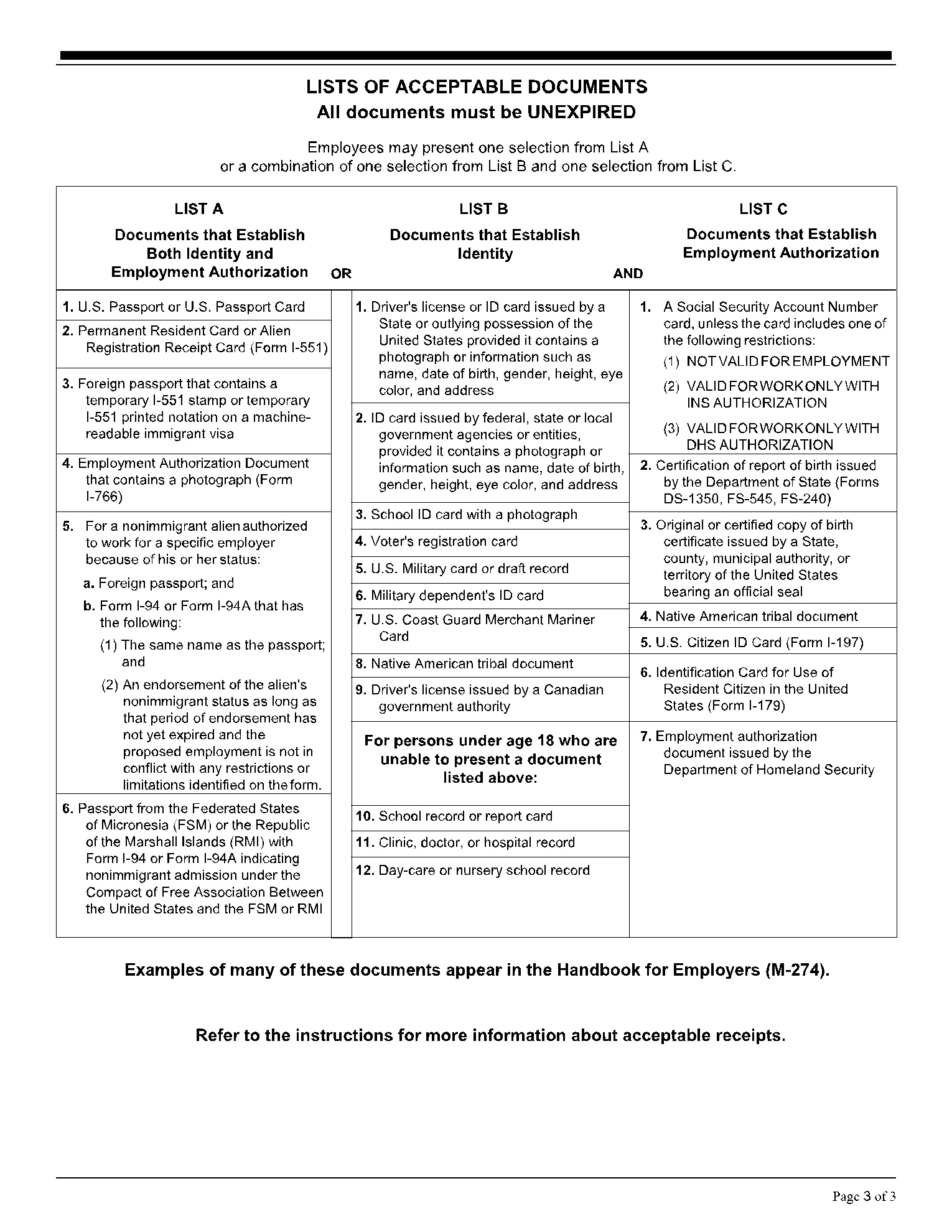 Fillable Uscis I-9 Employment Eligibility Verification Form intended for Printable 1 9 Form