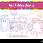 Find Hidden Object. Education Developing Worksheet. Activity Page For PicturesColor Printable