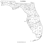 Florida County Map (Printable State Map With County Lines) – Diy Inside Florida County Map Printable