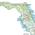 Florida State Map   10 Free Pdf Printables | Printablee Inside Florida State Map Printable