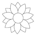 Flower Coloring Pages   50 Free Printable Pages | Printabulls Throughout Coloring Pictures Of Flowers Printable