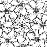 Flower Coloring Pages To Print   Crafty Morning Throughout Flower Printable Colouring Pages