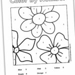 Flower Colornumber   Nature Inspired Learning Pertaining To Printable FlowersColor