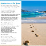 Footprints In The Sand   10 Free Pdf Printables | Printablee Inside Printable Footprints In The Sand