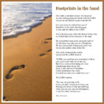 Footprints In The Sand   10 Free Pdf Printables | Printablee Throughout Footprints In The Sand Printable