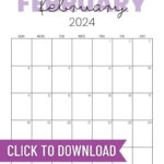 Free 2024 Monthly Calendar Printable Templates   The Incremental Mama In Free Printable Calendars 2024 Monthly