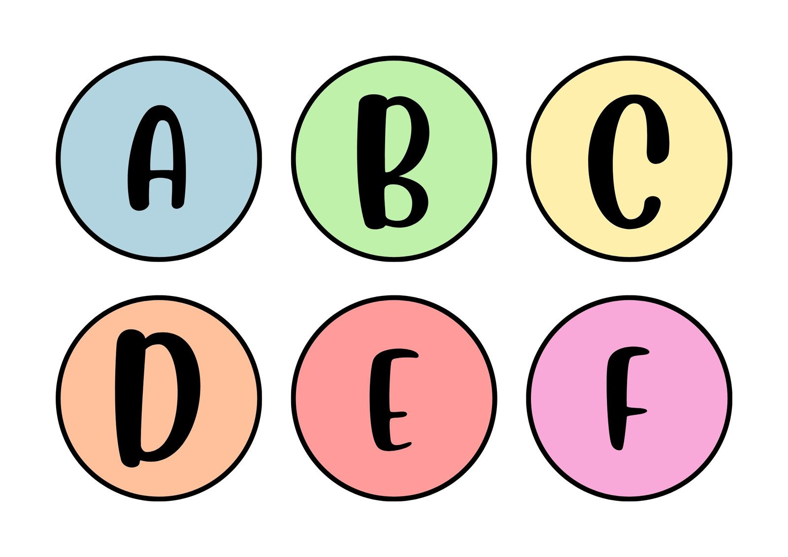 Free And Customizable Alphabet Templates in Alphabet Letters Printable Free