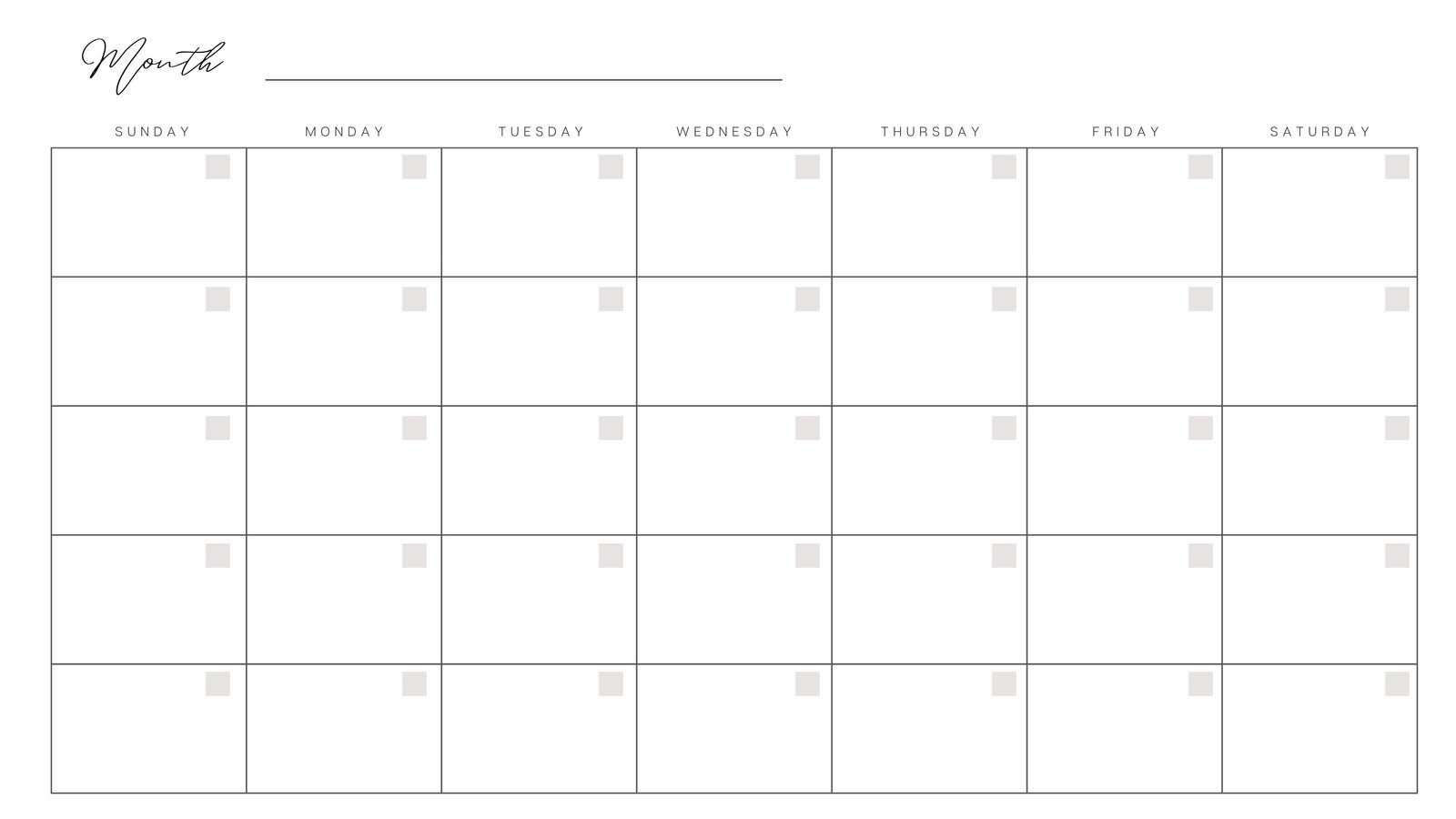 Free And Customizable Calendar Templates | Canva for Free Printable Calendars By Month